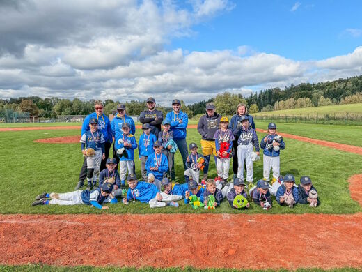 Baseballisté U8 vítězové přeboru regionu Severovýchod, 29.9.2024